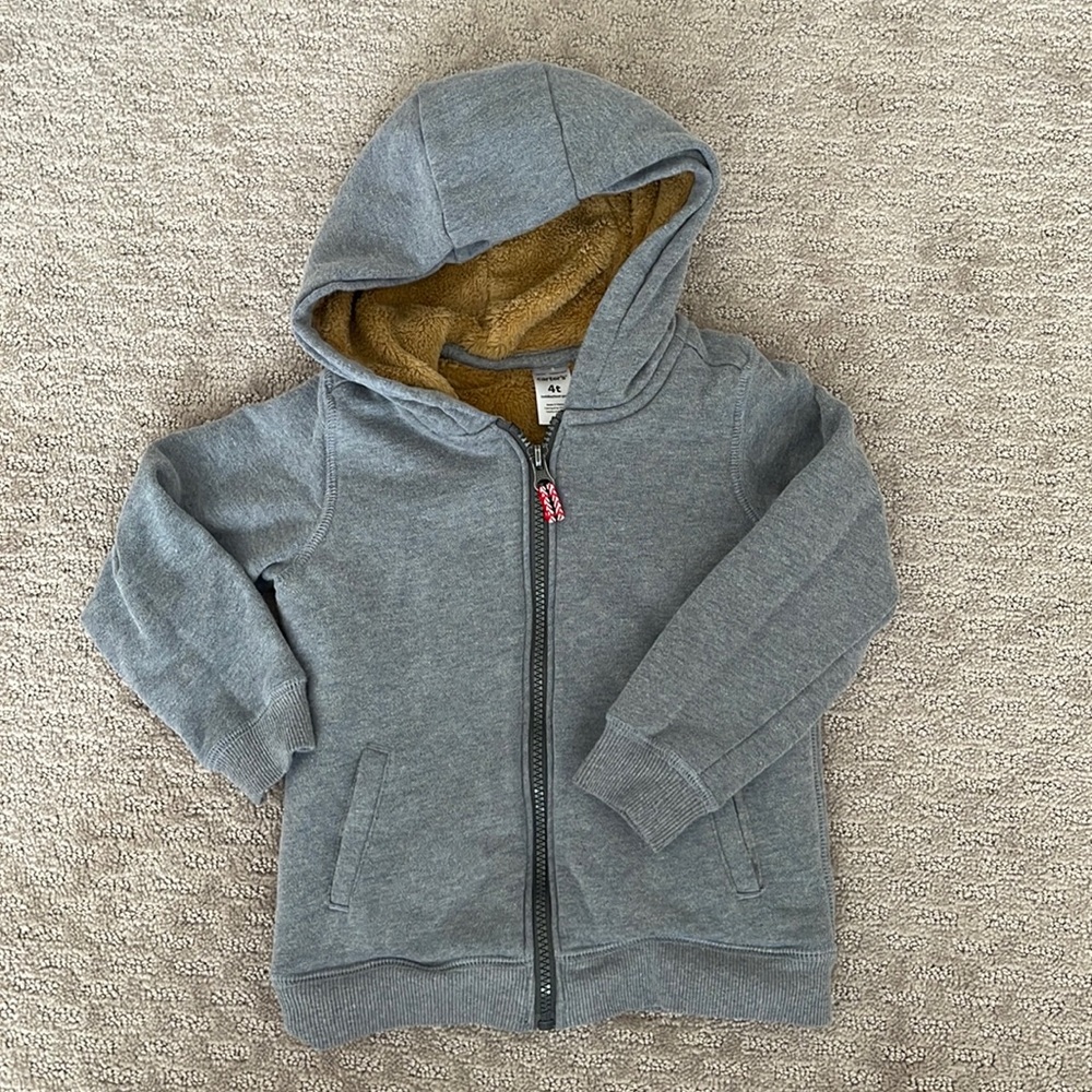 Cozy Gray Kids Hoodie